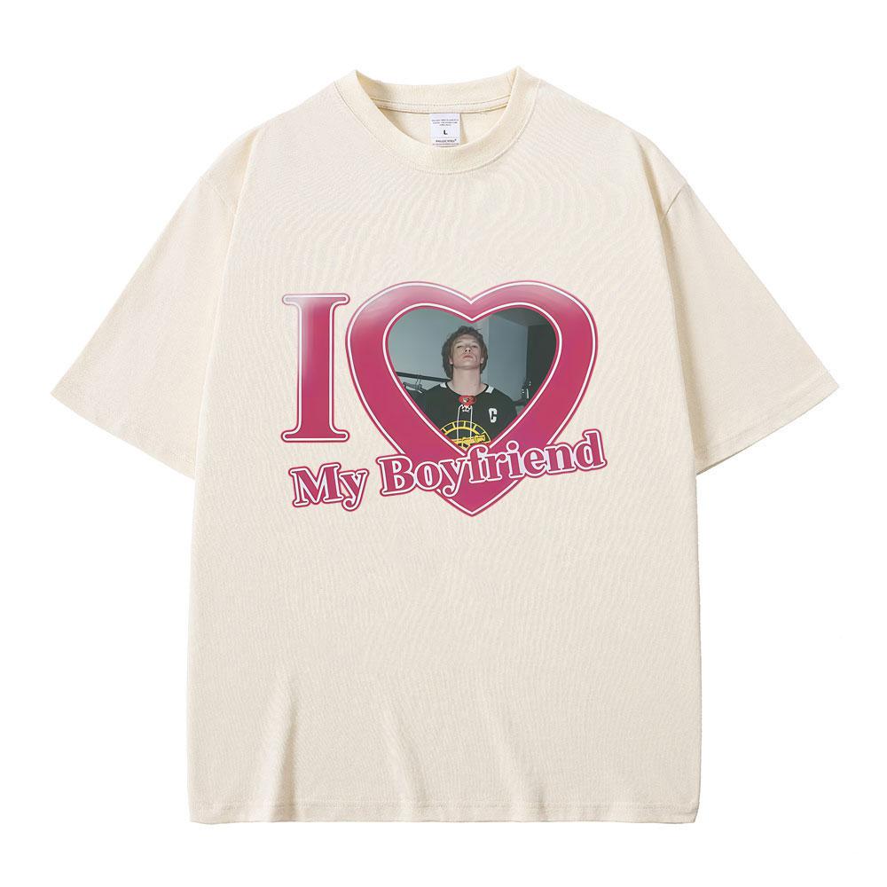 Heated Rivalry T-Shirt Ich liebe meinen Freund Ilya Rozanov Grafik-T-Shirt Herren Damen Kleidung Mode T-Shirts Männlich Vintage-T-Shirt