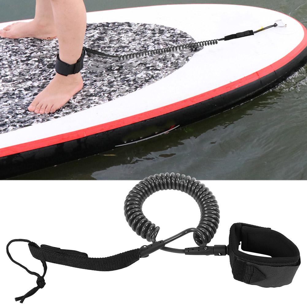Bodyboard TPU Surfbrett Gekräuseltes Handgelenk-Leash Wasserbrett Surfing Zubehör 7MM 10ft Transparent