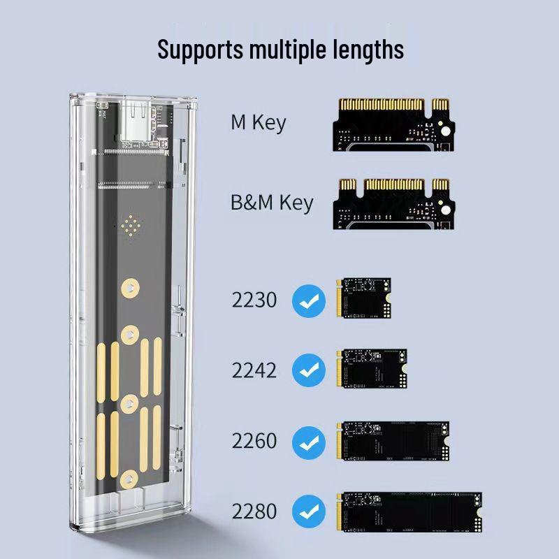 M.2 NVMe/SATA Dual-Protocol External SSD Enclosure