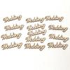 60 Pieces Wooden Letters Wall Hanging Vintage Style Unfinished Signs Home Supplies Love Weddings Party Decorative Props Gifts