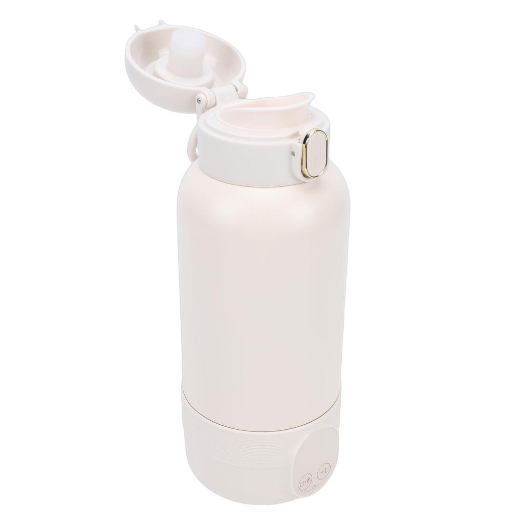 Portable Bottle Warmer, 500ml, Wireless Milk Warmer, Battery Operated Travel Water Warmer, Accurate Temperature Control for Travel Brst Milk Water