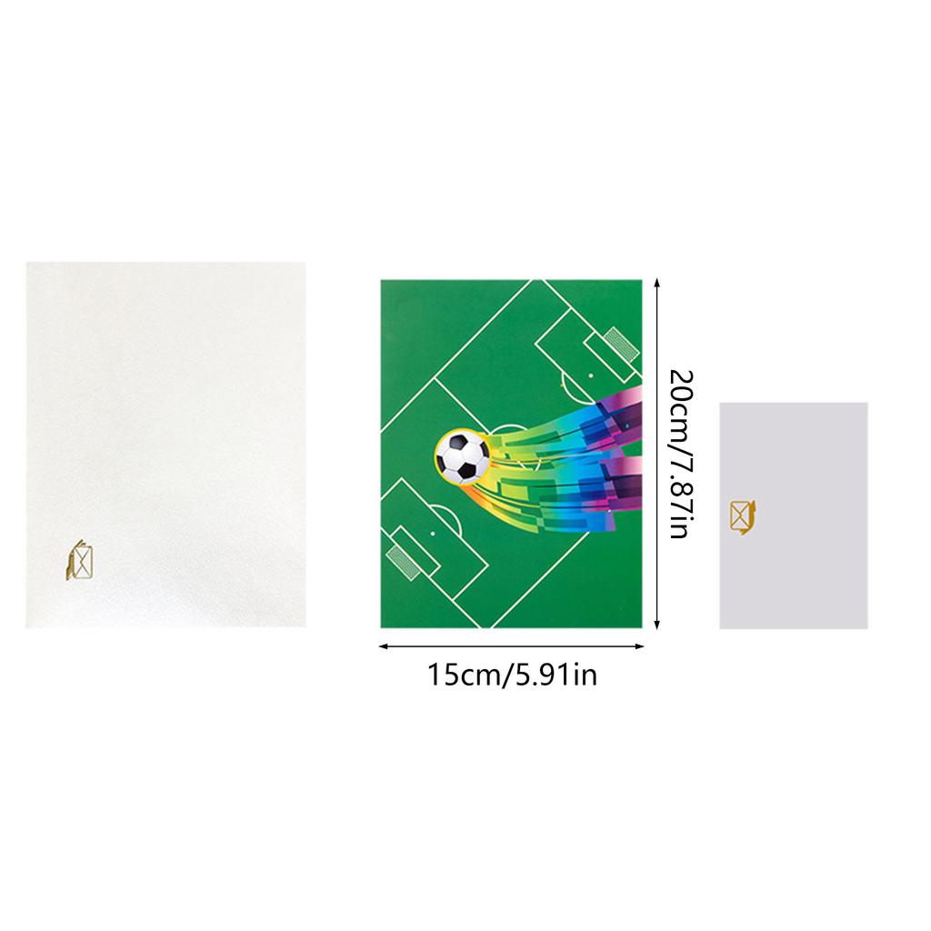 3D Pop Up Card Soccer Birthday Card Father's Day Pop Up Card 3D Pop Up Sports Greeting Card for Husband Friend Boyfriend