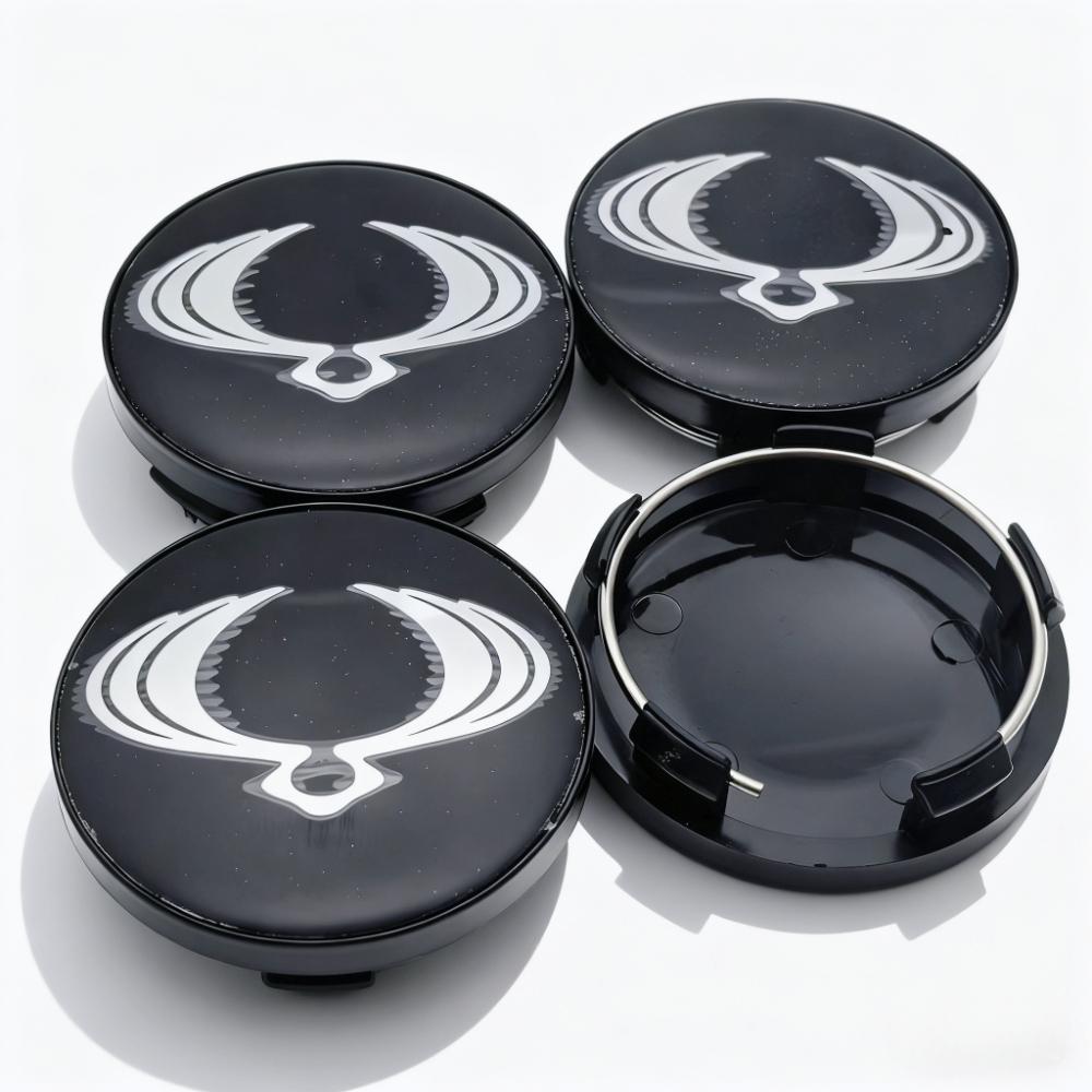 4pcs 58MM 54MM Ssangyong Logo Emblem Badge Car Wheel Center Caps Wheel Hubcaps Rim Hub Center Dust Cover Replace Car Accessories Ssangyong Badge&4pcs T58 Wheel Caps