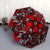 1pc Mandala Automatic Open/close Folding Umbrella, Compact Portable Travel Umbrella  yy251230162