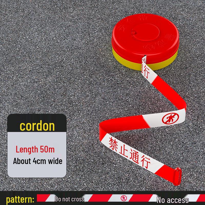 Disposable Retractable Safety Warning Barrier Tape