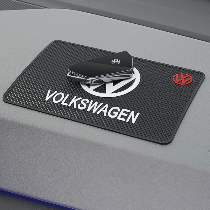 WGLRK1 Car Dashboard Non Slip Mat Sticky Silicone Pad For VW GTI Polo Golf Passat Tiguan Arteon Touareg CC Taigo Caddy Jetta T-ROC