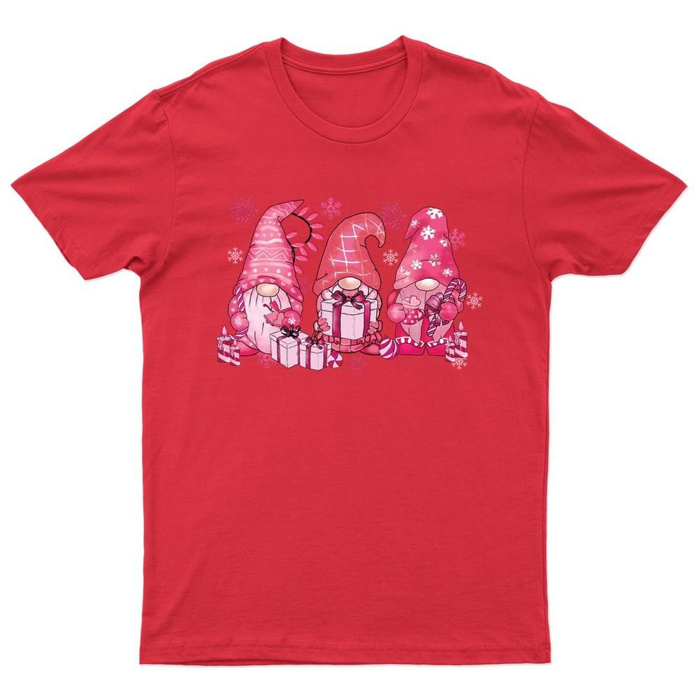 Three Gnomes Christmas Holiday TShirt Unisex Gift Retro Funny Unisexs Vintage