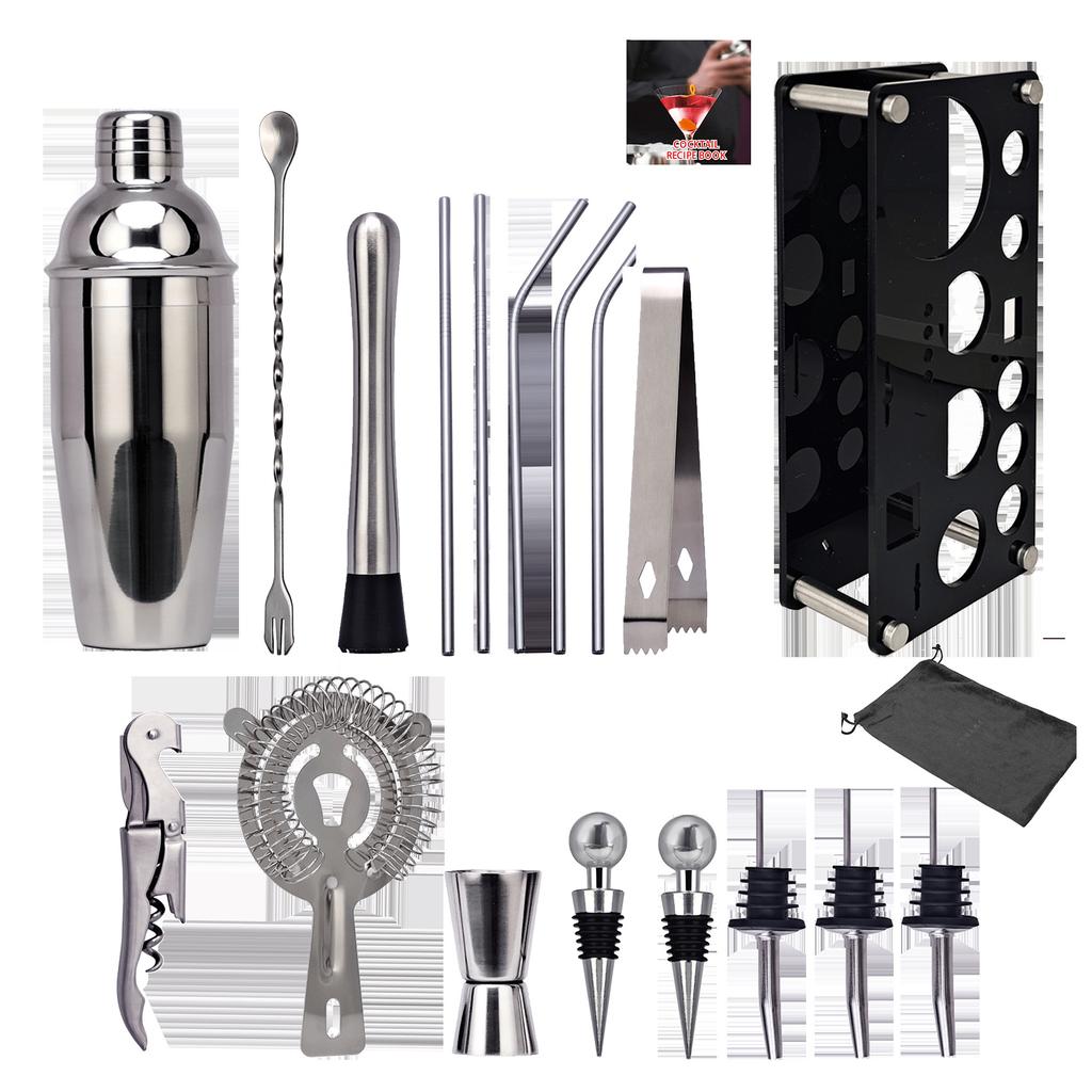Stainless Steel Bartending Set Self-Learning Cocktail Shaker Shaker Shaker Shaker Tool Shaker Bar Shaker