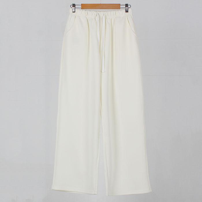 Ppaeppae Custom 2-Length Elastic Drawstring Wide Training Sweatpants 4 Colors (Short / Long 2 Types)