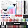 PHOENIXY 36W UV Nail Lamp Nail Gel Kit Polish Gel Nail Decoration Tools Colors Varnish Gel Top Base Coat Manicure Set