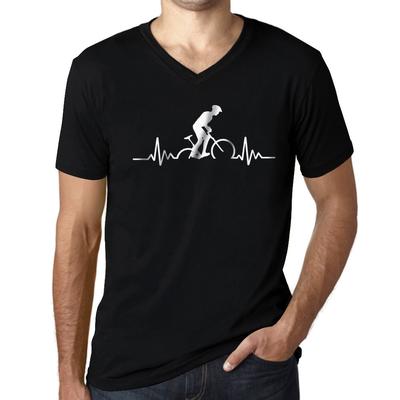 Uomo Grafico Scollo a V T-shirt Biker Impulso