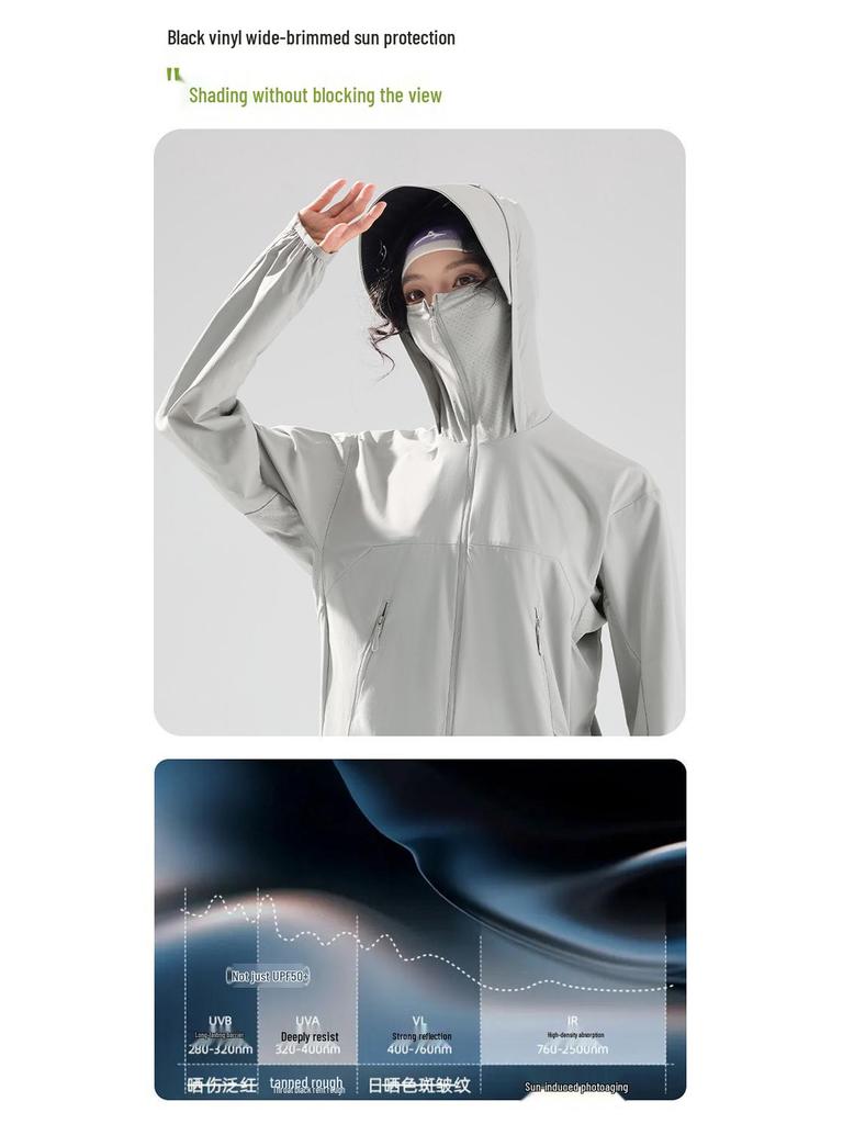 Unisex UPF50+ Summer UV Protection Quick-Dry Breathable Jacket with Custom Logo