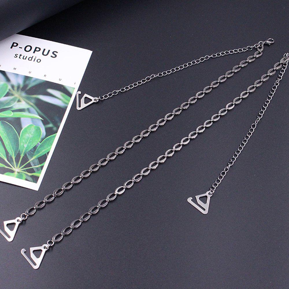 Adjustable Anti-Skid Metal Chain Summer Leaves Invisible Women Bra Belt Brassiere Straps Bra Accessories Pearl Shoulder Strap