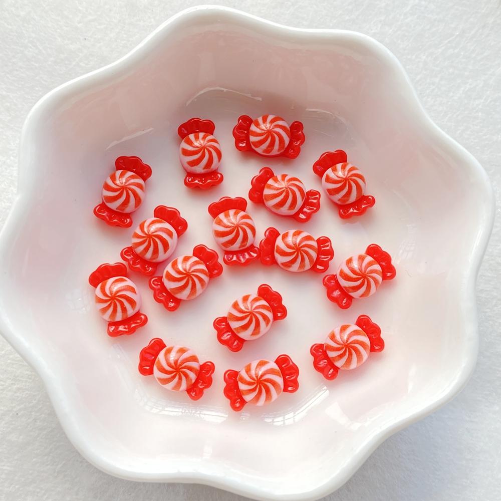 30Pcs New Mixed Nail Art Resin Colorful Candies Designer Charms Rhinestones DIY Craft For Nail 3D Decorations