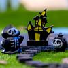 14 Pcs Mini Ghost Halloween Resin Figures Animals Garden Decor Dollhouse Micro Landscape Accessories
