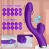 Vibratore per le donne 2 in 1 macchina per leccare stimolatore del clitoride punto G potente vibro vibratore bacchetta femminile ventosa per clitoride giocattoli adulti del sesso
