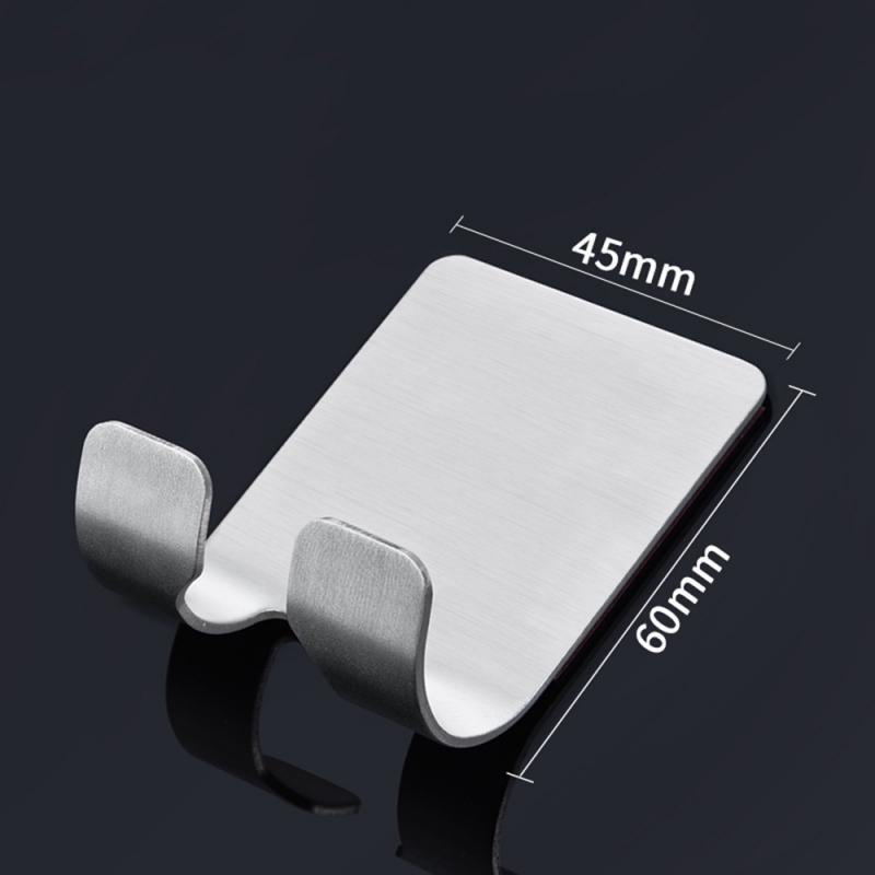 1Pc Multifunctional Stainless Steel Shaver Holder Washroom Wall Mounted Hook Bathroom Accessories