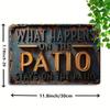 Metal Wall Art Home Decor Tin Sign Plaque 20x30cm