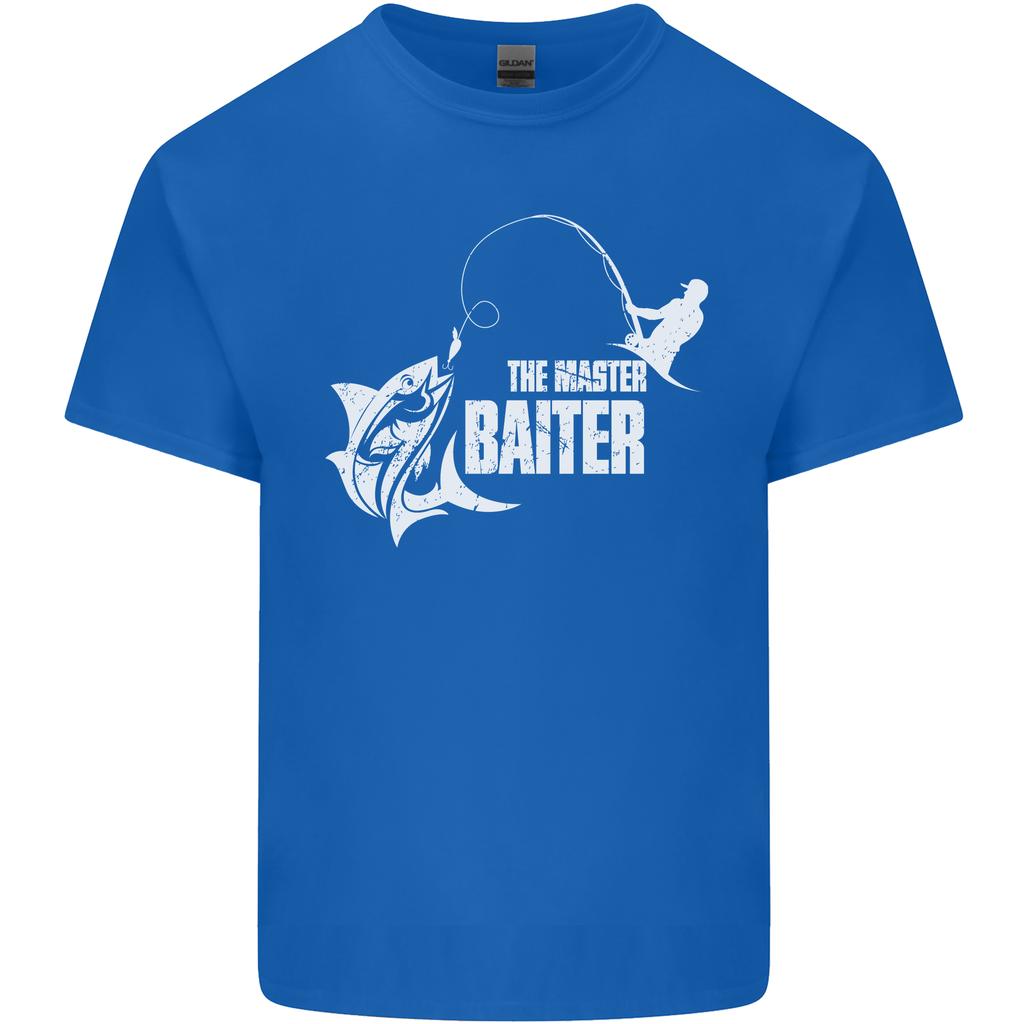 Fishing the Master Baiter Funny FisherUnisex Unisexs Light Cotton TShirt
