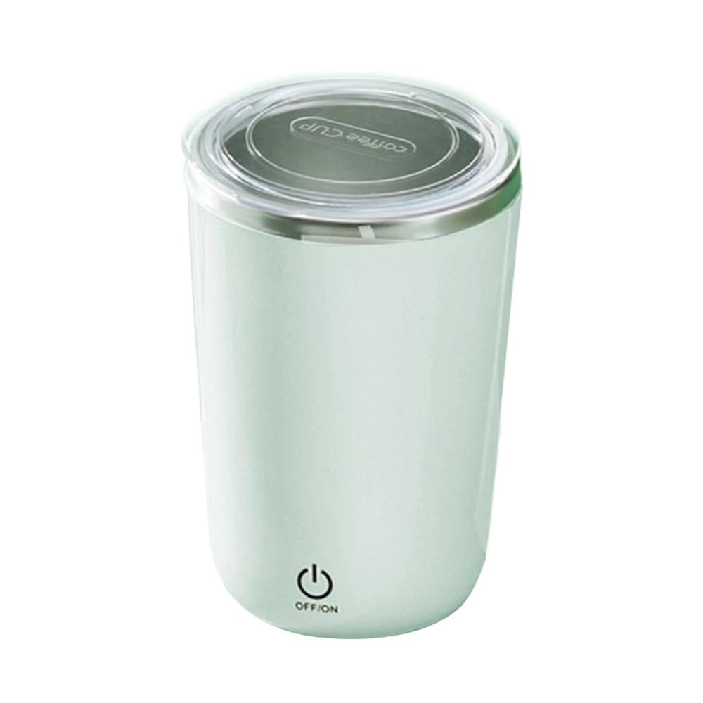 

Lazy Electric Mixing Cup Auto Rotate Stirring Coffee Cup Automatic Mixing Mugs Home Office зелёный
