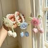 Beautifully Flowers Curtain Straps Magnetic Sheer Curtains Tiebacks Pearl Curtain Buckle  Bedroom