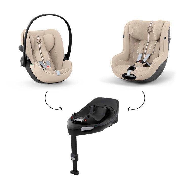 Car Seat - CYBEX - Base G3 - i-Size 180° - Up To 4 Years - Black