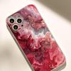 Red Gradient Drop-Proof Transparent Case for iPhone 15/16/17/14 Pro Max