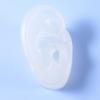 Acrylic Earring Display Stand with Soft Silicone Ear Model Jewelry Display and Storage