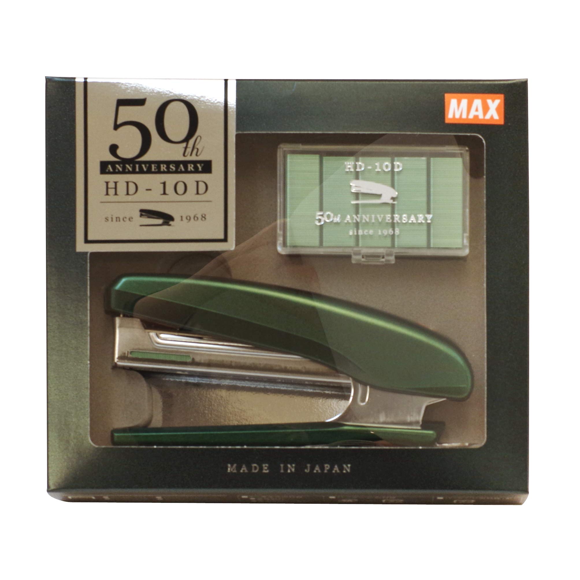 

Степлер Max 50th Anniversary Premium Green HD-10D зелёный