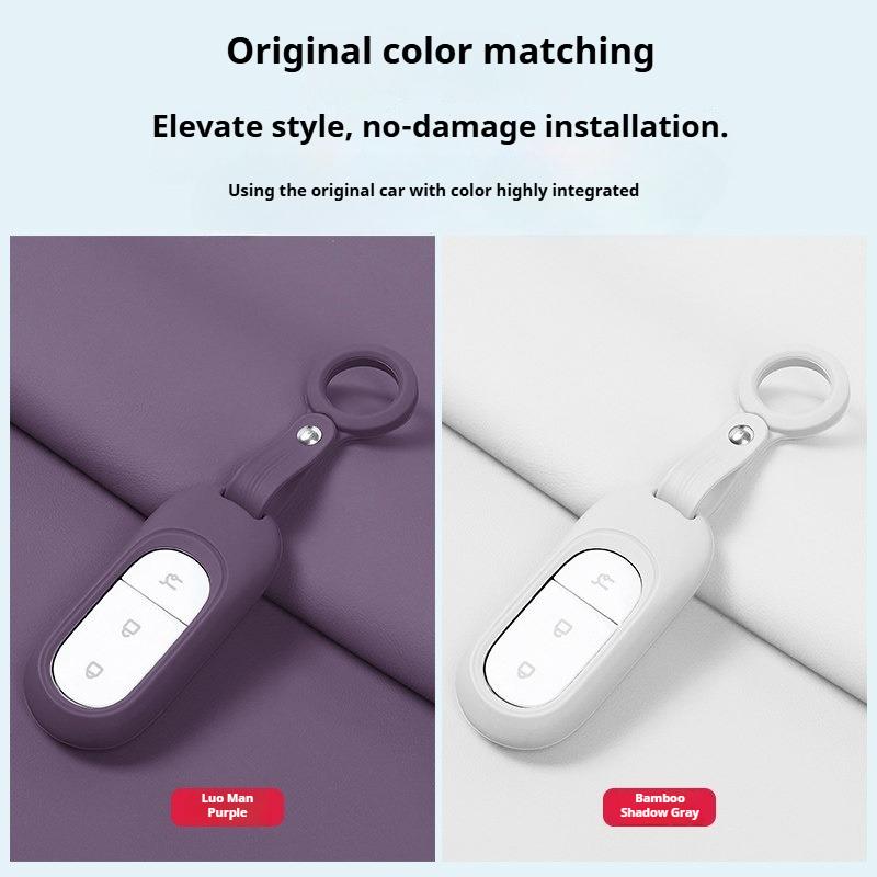 For Leapmotor B10 B01 Lafa5 Car Key Silicone Protective Case Cover B10 B01 Lafa5 Smart Car Key Card Cover Protector Accessories
