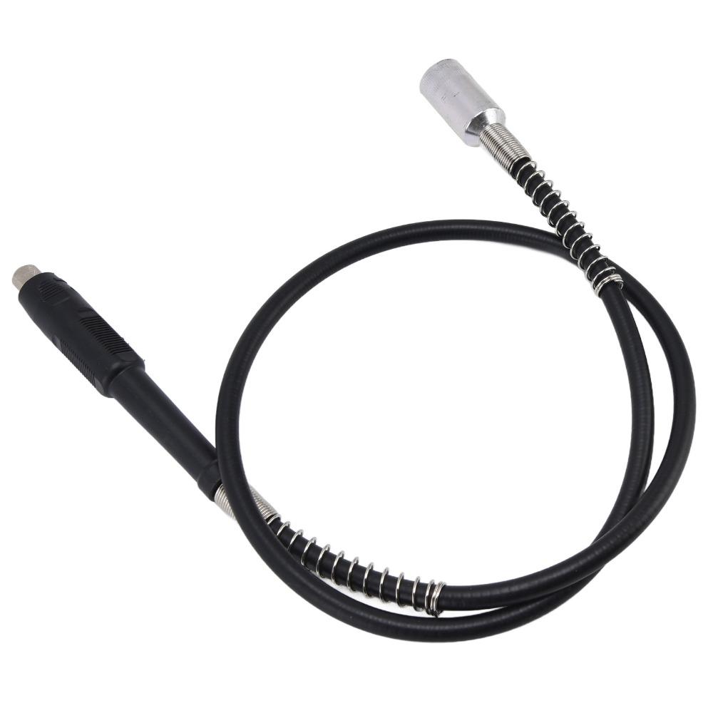 42-Inch / 107cm Length Flexible Shaft Rotary Tool Attachment M19x2mm Rubber Power Drill Extension Cord