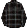 Full Print Checkered Single-Breasted Long Sleeve Shirt Men Tops Black Gray-Blue VN000AATKY8