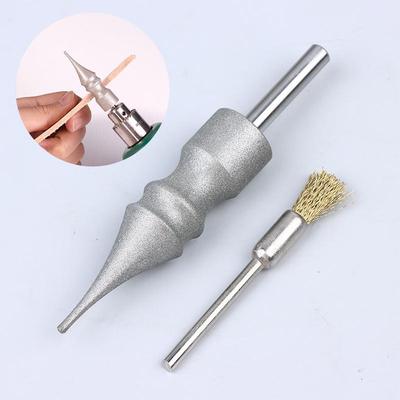 Leather Burnishing Tools, Metal Stainless Steel Sandblasting Polished Rods For Cowhide Edge Burnisher For Leathercraft Polishing