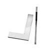 High Precision 90° Blade Angle Carbon Steel Ruler for Woodworking