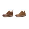 2025 new winter Korean version solid-color leather Martin boots women's thick heel retro casual short boots versatile boots