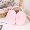 Women's Winter White Plush Windproof Ear Muffs - Warm, Cold-Proof, Velvet-Lined, Anti-Freeze.