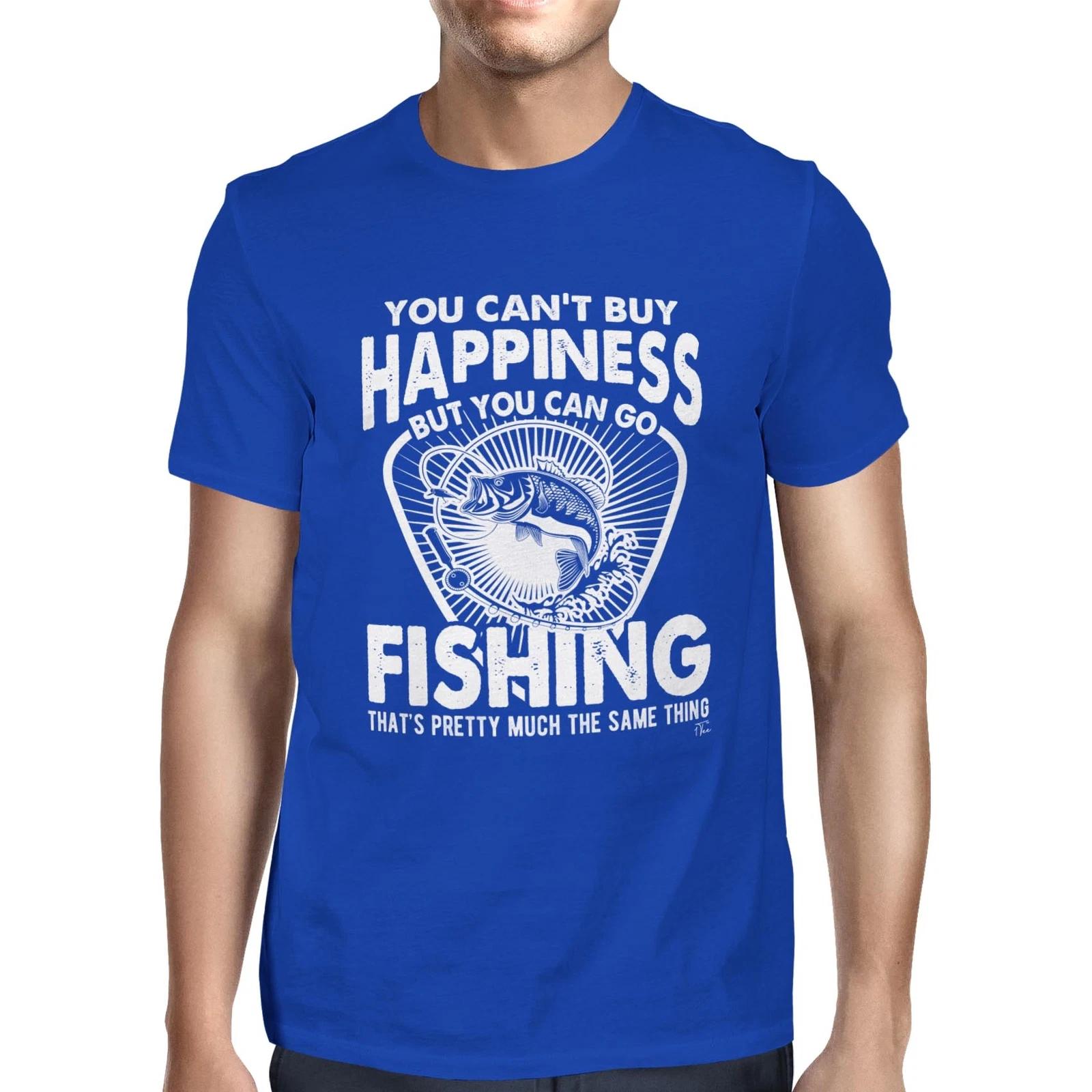 1Tee Mens You Can t Buy Happiness But You Can Go Fishing T-Shirt M