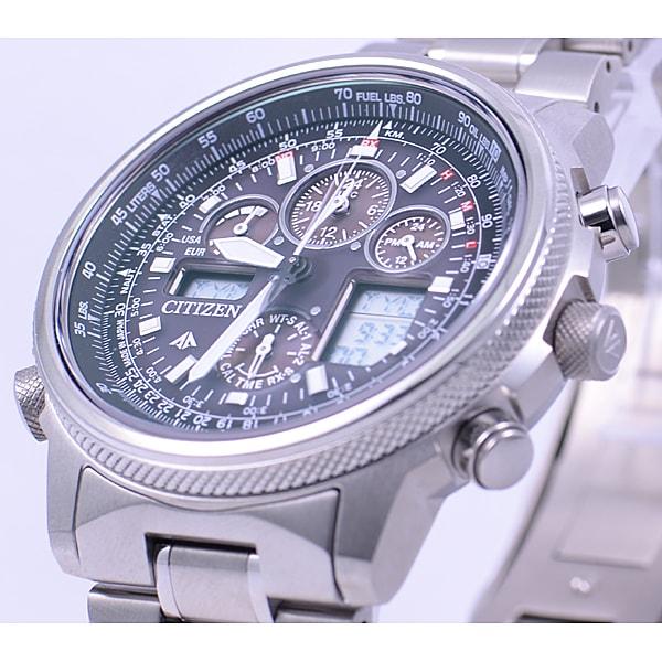 Citizen PMV65-2271 ( Armbanduhr PROMASTER SKY Serie Eco-Drive Funkuhr Herren) Runde Uhr