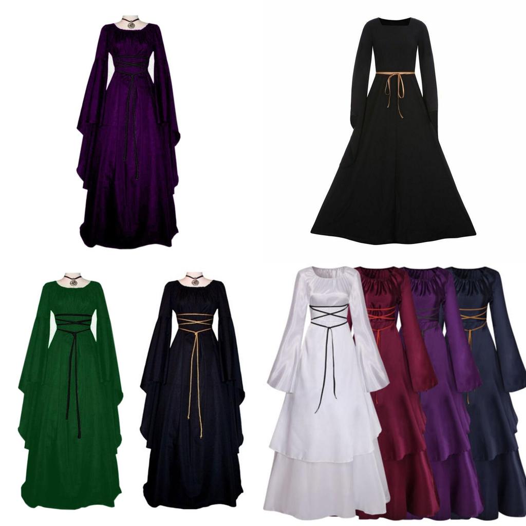 Elegantes Viktorianisches Renaissance Gotisches Kostümkleid Für Cosplay Und Fantasy-Veranstaltungen