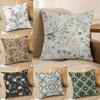 French Retro Print Pillow Case Pillowcase Doublesided Printed Sofa Cushion Bedroom Headboard