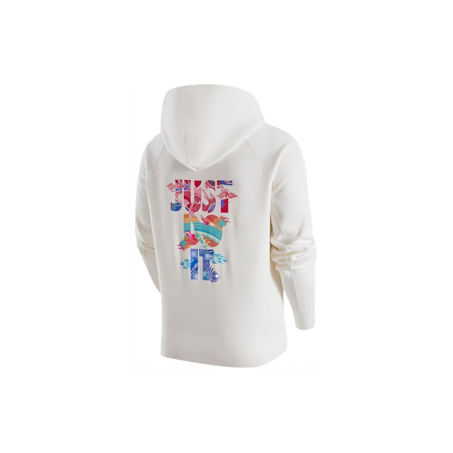 Nike Men s Sportswear CNY Chinese New Year Graphic Fleece Hoodie Cream White FZ6373-133 2XL