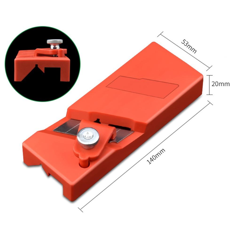 ABS Plasterboard Chamfering Planer Edge Trimming Tilt 45° Oblique Angle Woodworking Beveling Tool High Efficiency Durable
