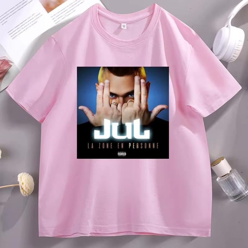 Jul Rapper Tshirt for Unisex Women Casual Cotton Short Sleeve Round Neck Tshirt Comfortable Hip Hop Streetwear Male Clothes