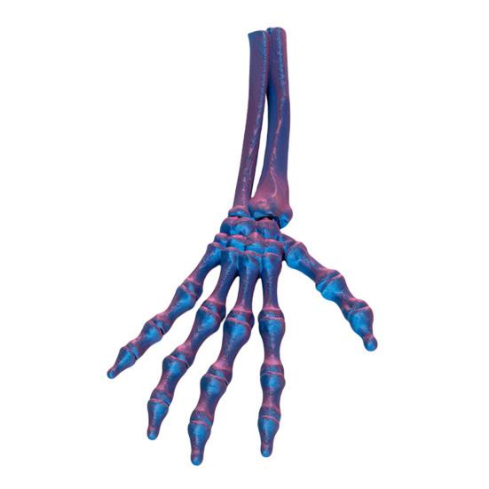 3D Printed Halloween Skeleton Hand Realistic Looking Widely Used Fake Human Hand Party Terror Scary Props Decoration