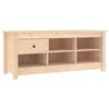 VidaXL Armoire à chaussures 110x38x45,5 cm Bois de pin massif 814594