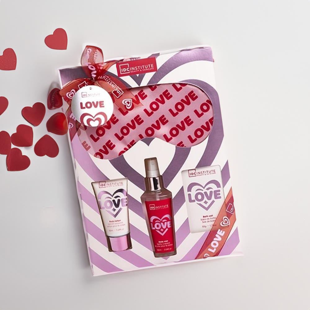 Zestaw kosmetyków do ciała mgiełka + opaska do spania IN LOVE IDC 1 szt