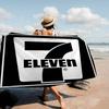 7-E-ELEVENS Asciugamano da Spiaggia Stampato in Microfibra Alpinismo Yoga Spiaggia Nuoto Corsa Asciugamano Morbido Assorbente