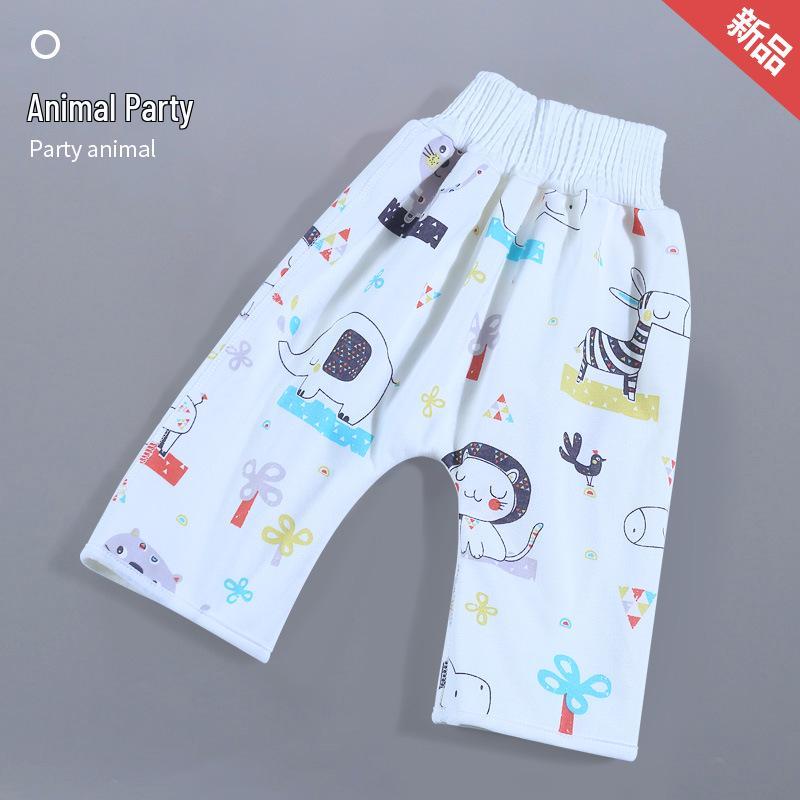 Children's Waterproof Training Diaper Pants - Washable Cotton Nighttime Protection