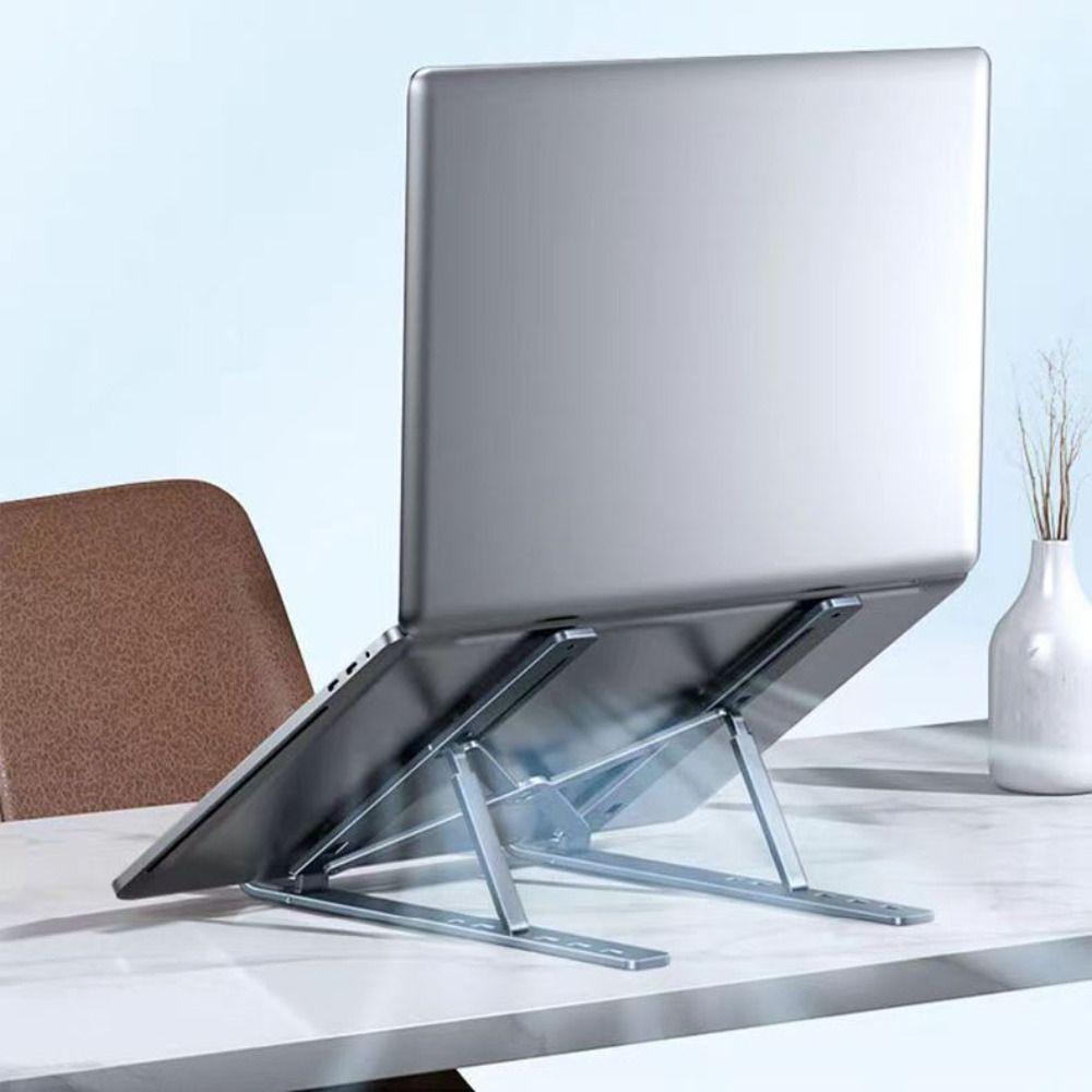 Lifting Laptop Cooling Bracket Foldable Foldable Laptop Stand Portable Laptop Holder Stand  Bedroom