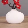 Mini White Matte Ceramic Vase for Dried Flowers - Nordic Hydroponic Home Decoration